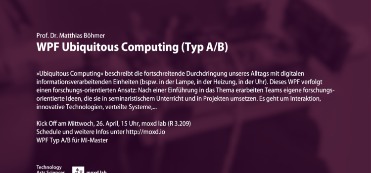 WPF Ubiquitous Computing (SoSe17)